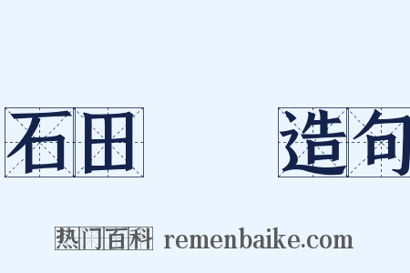 石田詩選造句是什么意思的图片